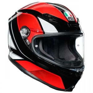 AGV K6 Hyphen Black / Red / White Helmet