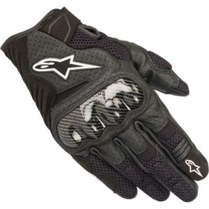 מוטו ישראל כפפות לאופנוע ALPINESTARS SMX-1 Air V2 Black Gloves