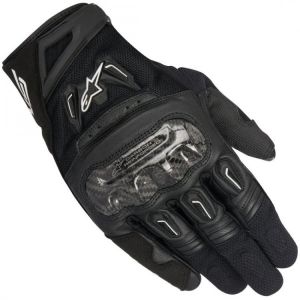 מוטו ישראל כפפות לאופנוע ALPINESTARS SMX-2 Air Carbon V2 Black Gloves