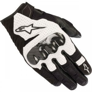 מוטו ישראל כפפות לאופנוע ALPINESTARS SMX-1 Air V2 Black / White Gloves