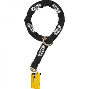 מוטו ישראל מנעולי שרשרת לאופנוע ABUS Granit Detecto X-Plus 8077 12 KS Black Loop Yellow